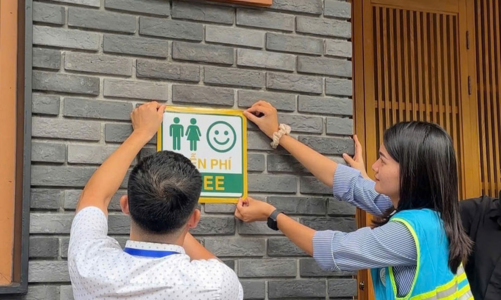 Free public toilets for visitors to Hanoi during National Day celebrations